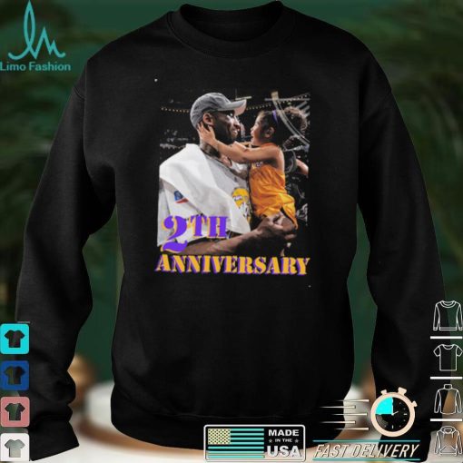 NBA Legend Kobe And Gigi On 2th Anniversary Of Their Deaths January 26 T Shirt