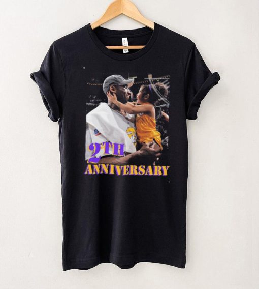 NBA Legend Kobe And Gigi On 2th Anniversary Of Their Deaths January 26 T Shirt