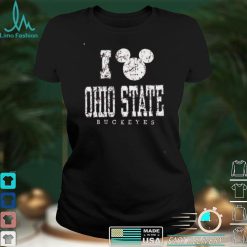 Ohio State Buckeyes and Mickey Ears Red T Shirt