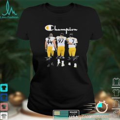 Pittsburgh Steelers Watt Heyward And Roethlisberger Champion Signatures Shirt