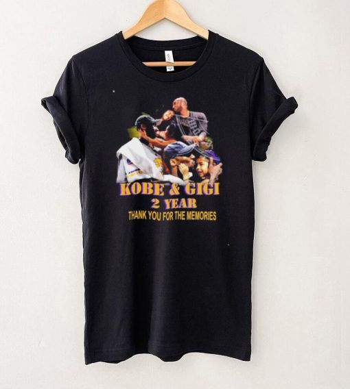 RIP Kobe And GiGi 2 Year Thank You For The Memories T Shirt