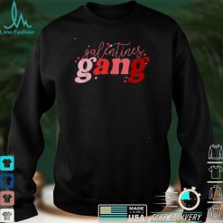 Retro 2022 Valentine's Day Galentines Gang Funny T Shirt