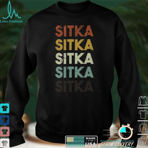 Retro Sitka Alaska Unisex T Shirt