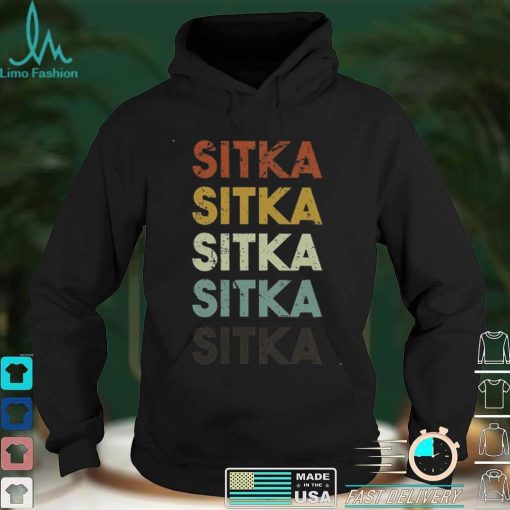 Retro Sitka Alaska Unisex T Shirt