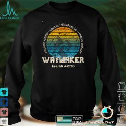 Retro Waymaker Promise Keeper Miracle Worker Christian T Shirt