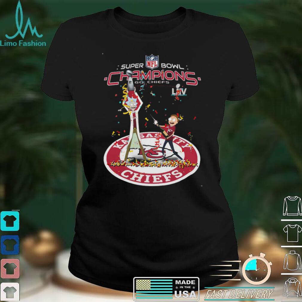 Rick And Morty Kansas City Chiefs 2022 Super Bowl Champions T Shirt