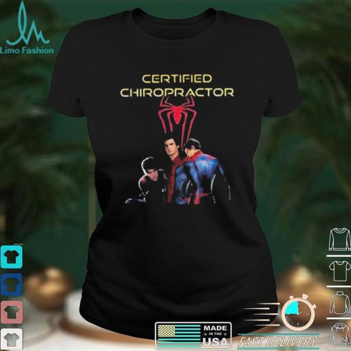 Spider Man Certified Chiropractor shirt