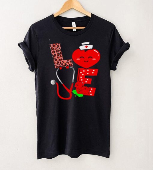 Stethoscope Love Valentine Nurse Shirt