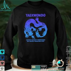 Taekwondo courtesy integrity perseverance self control indomitable spirit shirt