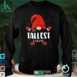 Tallest Gnome Matching Family Group Christmas Pajama T Shirt