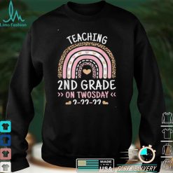 Teaching 2nd Grade On Twosday 2022 Cute 2 22 22 Teacher T Shirt