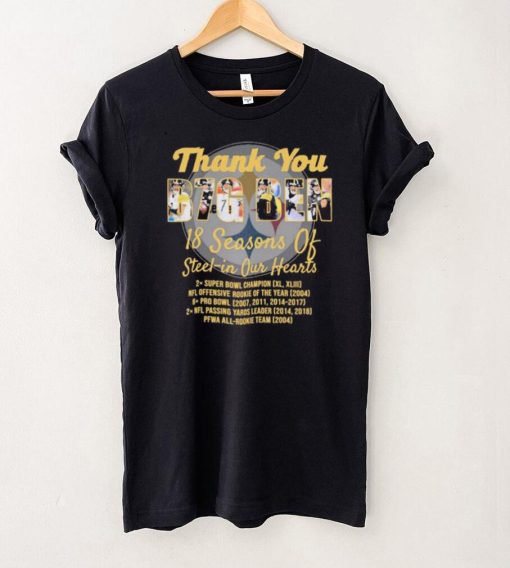 Thank You Big Ben Steelers 18 Season Of Steel In Our Hearts Shirt