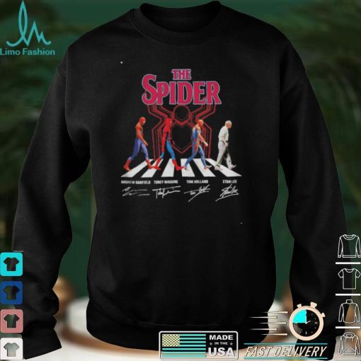 The Spider Andrew Garfield Tobey Maguire Tom Holland Stanlee Shirt