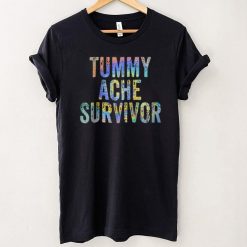 Tummy Ache Survivor Funny Vintage Shirt