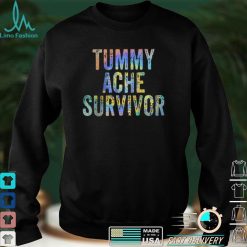 Tummy Ache Survivor Funny Vintage Shirt