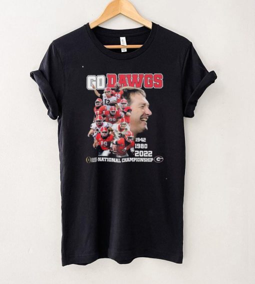 UGA National Champions Shirt, Georgia Bulldogs 2022 CFP National Championship NCAA Football Graphic Unisex T Shirts