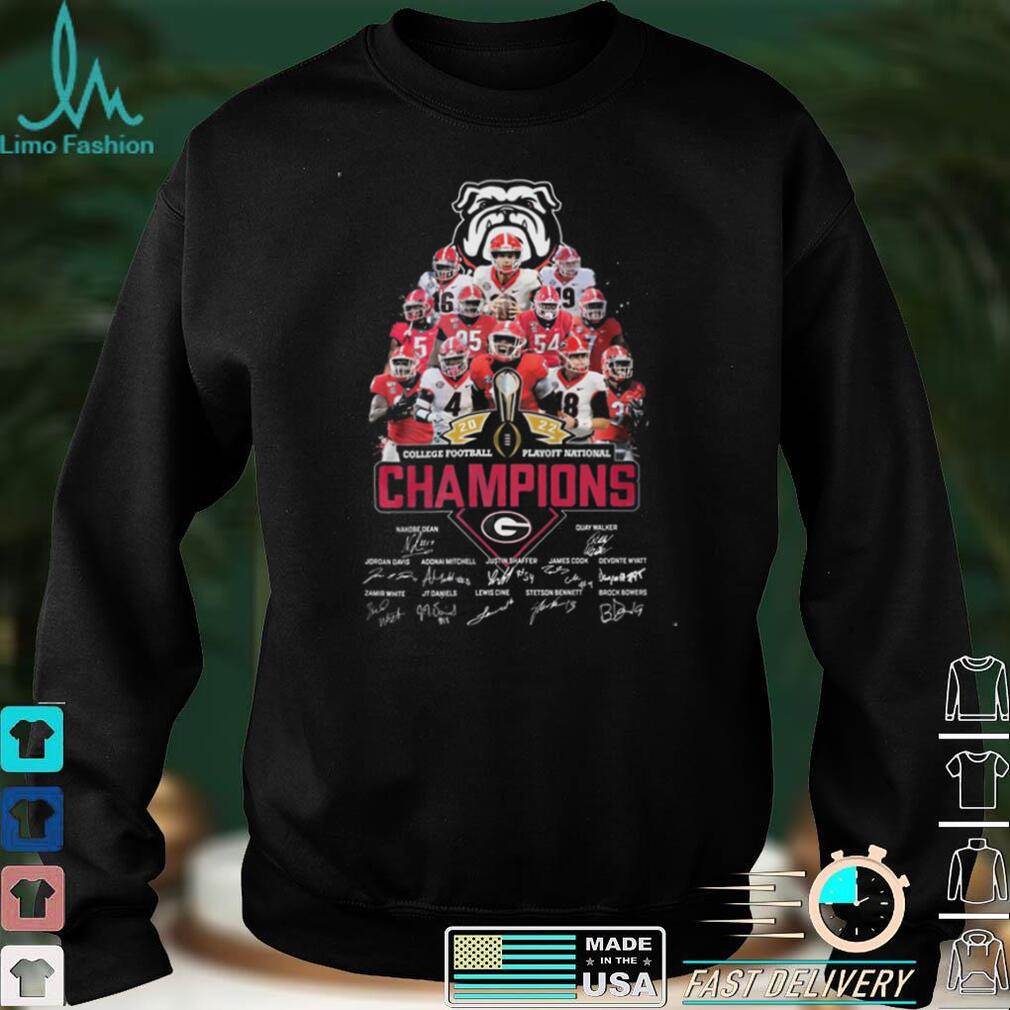UGA National Champions Shirt, Georgia Bulldogs 2022 CFP National Championship NCAA Football Shirts