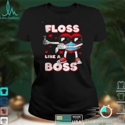 Valentines Day Floss Like A Boss Heart In A Mask Boys Kids T Shirt