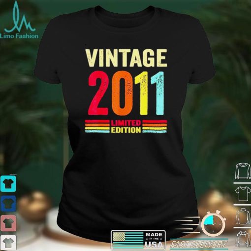 Vintage 2011 Limited Edition 11th Birthday 11 Year Old shirt