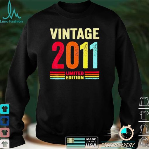 Vintage 2011 Limited Edition 11th Birthday 11 Year Old shirt