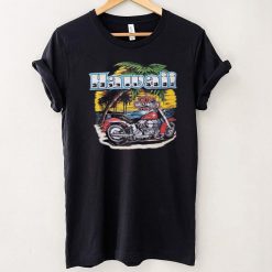 Vintage Harley Davidson Maui Hawaii Pacific Ocean Island Scenic Landscape Sunset Motorcycle Shirt