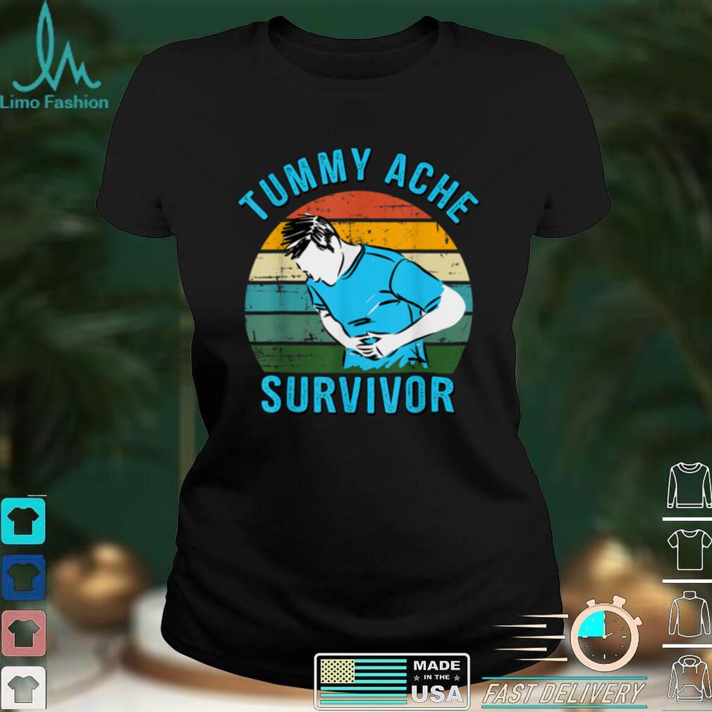 Vintage Tummy Ache Survivor T Shirt