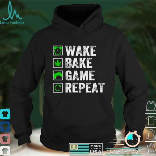 Wake bake game repeat shirt