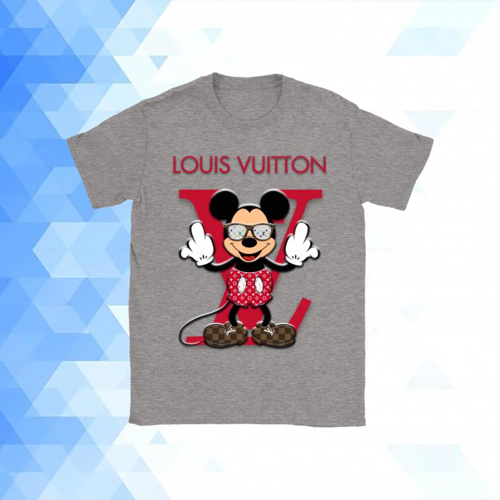 Louis Vuitton Mickey Mouse Disney Shirt  HighQuality Printed Brand