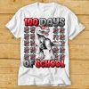 100 Days Of School Trex 100 Days Smarter 100th Day of School T Shirt (3)