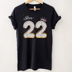 22th Year Old Birthday Girl Women 2000 22 Birthday T Shirt