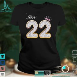 22th Year Old Birthday Girl Women 2000 22 Birthday T Shirt