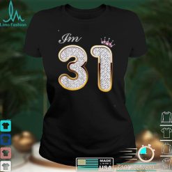 31th Year Old Birthday Girl Women 1991 31 Birthday T Shirt