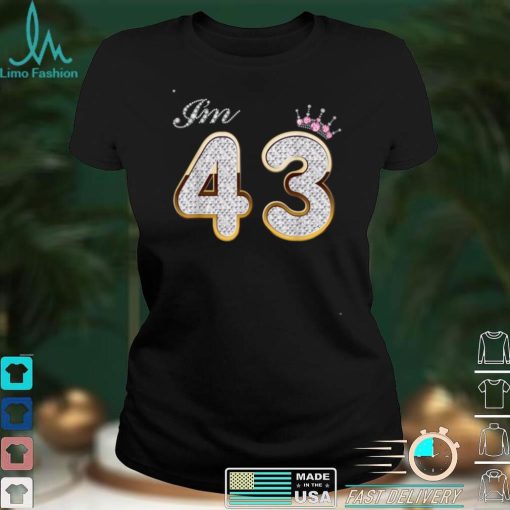 43th Year Old Birthday Girl Women 1979 43 Birthday T Shirt