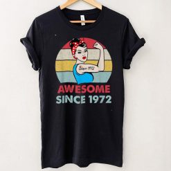 50 Year 50th Birthday For Women Vintage 1972 Birthday Gift T Shirt