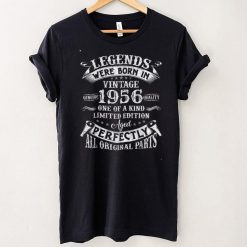 66th Birthday Tee Vintage Legends Born In 1956 66 Years Old T Shirt