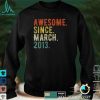 70 Year Old BDay Awesome Since March 1952 70th Birthday Gift T Shirt