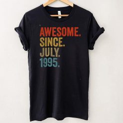 Awesome Since July 1995 27th Birthday Vintage Retro T Shirt