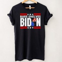 Bare Shelves Biden Meme Flag Glasses Shirt