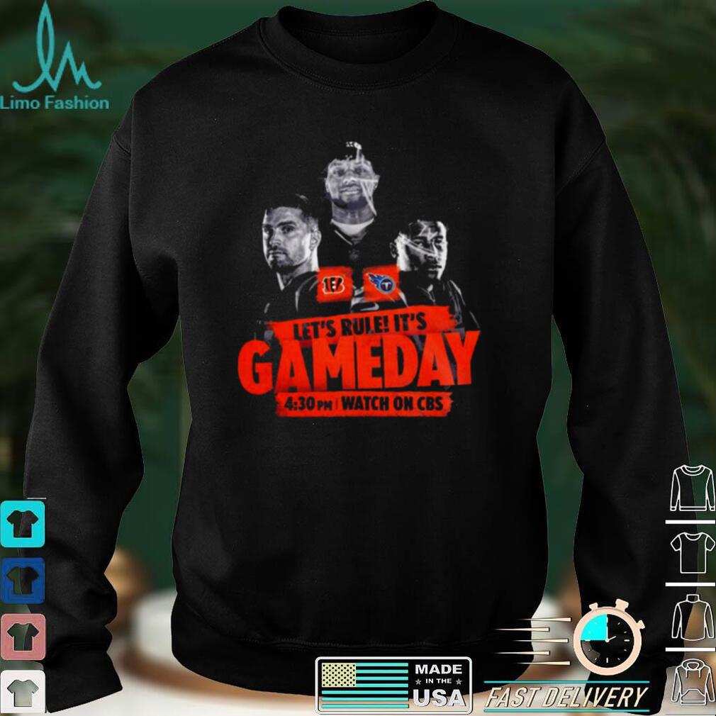 Bengals Vs Titans 2022 Lets Rule Its Gameday Divisional Round Shirt