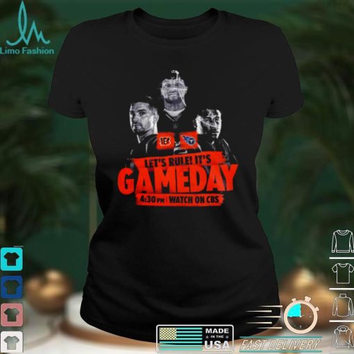 Bengals Vs Titans 2022 Lets Rule Its Gameday Divisional Round Shirt