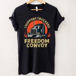 Canada Freedom Convoy 2022 Canadian Truckers Support Gift T Shirt Shirt