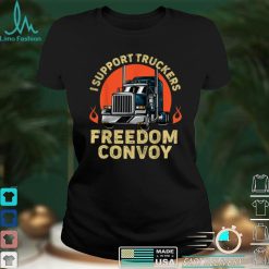 Canada Freedom Convoy 2022 Canadian Truckers Support Gift T Shirt Shirt