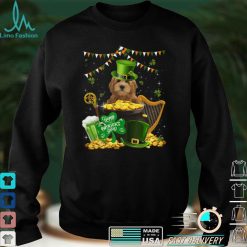 Cute Goldendoodle Dog Shamrock St Patricks Day Dog Irish T Shirt 1