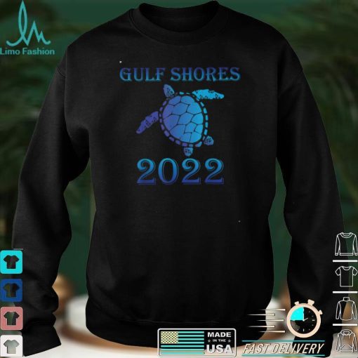 Gulf Shores Alabama Spring Break 2022 Sea Turtle Souvenirs T Shirt