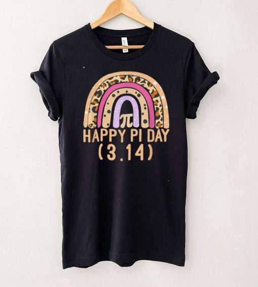 Happy Pi Day Mathematics Math Teacher Leopard Rainbow T Shirt Hoodie, Sweater shirt