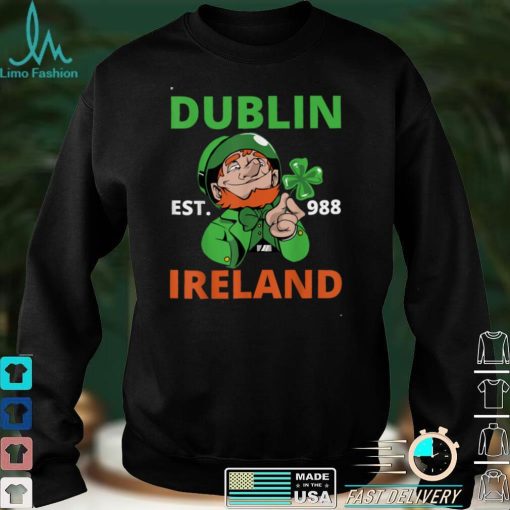 Irish Beer Ireland Flag St Patricks Day Men Women Leprechaun T Shirt