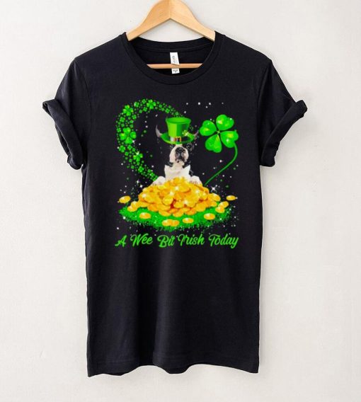 Irish Today Black Boston Terrier Dog A Wee Bit Irish Today Shirt