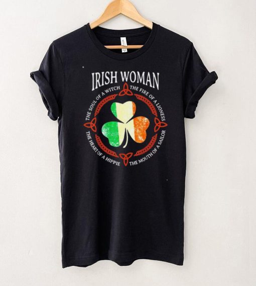 Irish Woman The Soul Of A Witch St Patrick‘s Day Shamrock