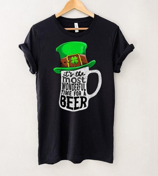 Its The Most Wonderful Time For A Beer Hat St Patricks Day T Shirt