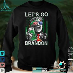 Lets Go Brandon St Patricks Day President Flag Shamrock T Shirt Hoodie, Sweater shirt